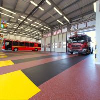 commercial flooring resin C259C004-87a90b57 slip-resistant floor finish for a fire station installed by RESYN
