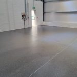 bespoke Resin Flooring Contractor in large open flooring area. When you need reliable, efficient and safe resin flooring contractors, RESYN should be top of your list providing seamless surfacing soltuons
