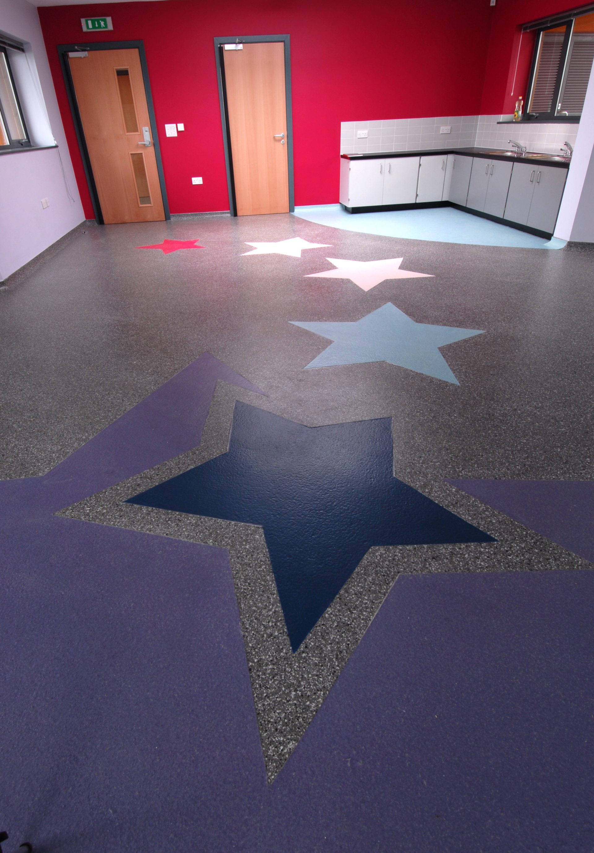 St Johns C of E School resin flooring