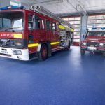 flooring for Heathfield Fire Station in resin hardwearing