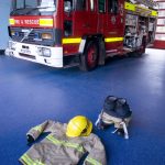 Heathfield Fire Station flooring resin public sector. flooring packages for the emergency services