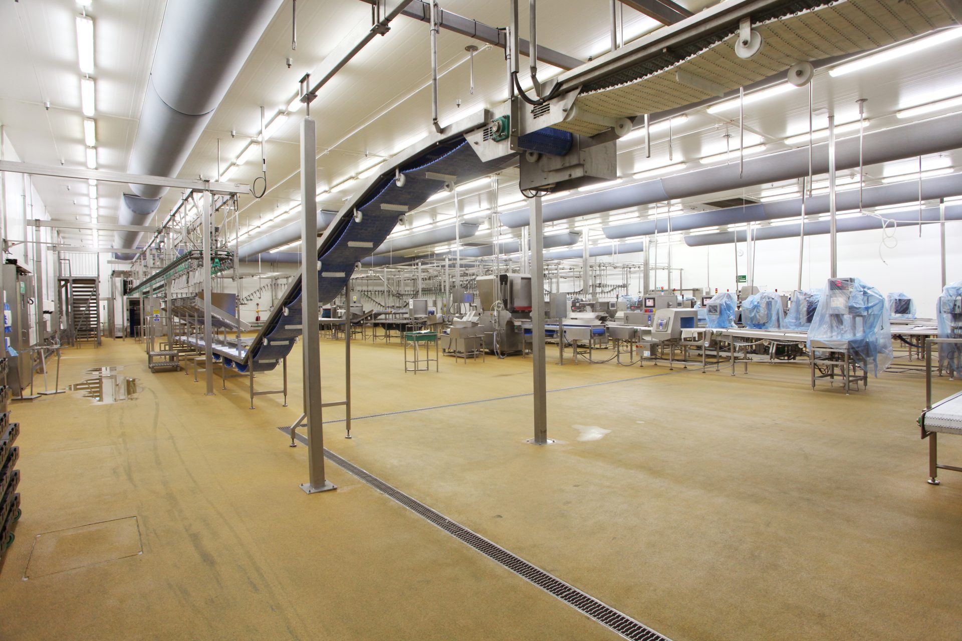 Resin flooring installation for Major Food Processor