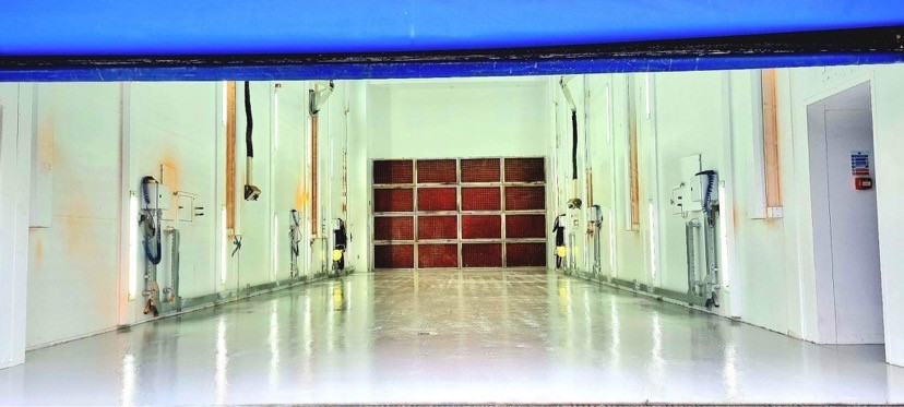 Anti-Static Flooring System for spray booths