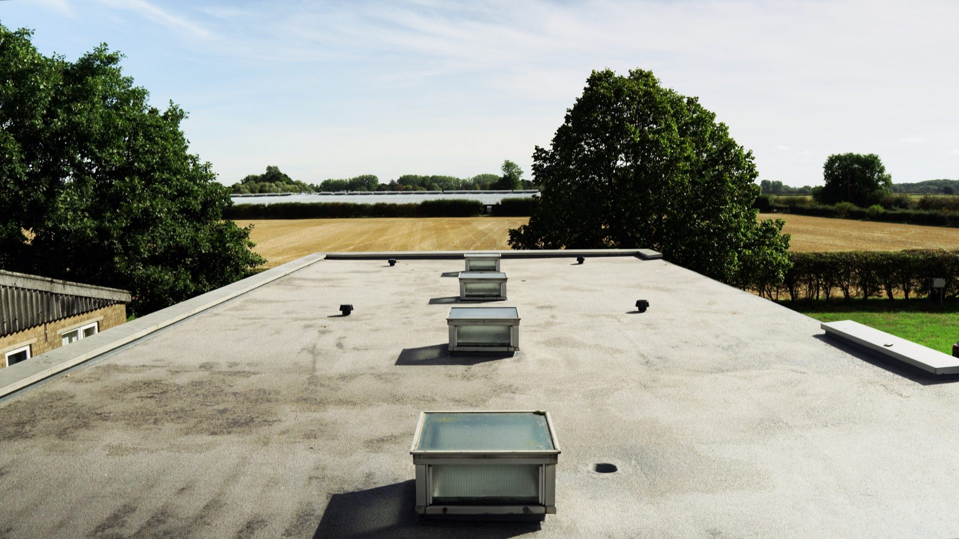 Flat roofing installed by RESYN on Crusader House Roof