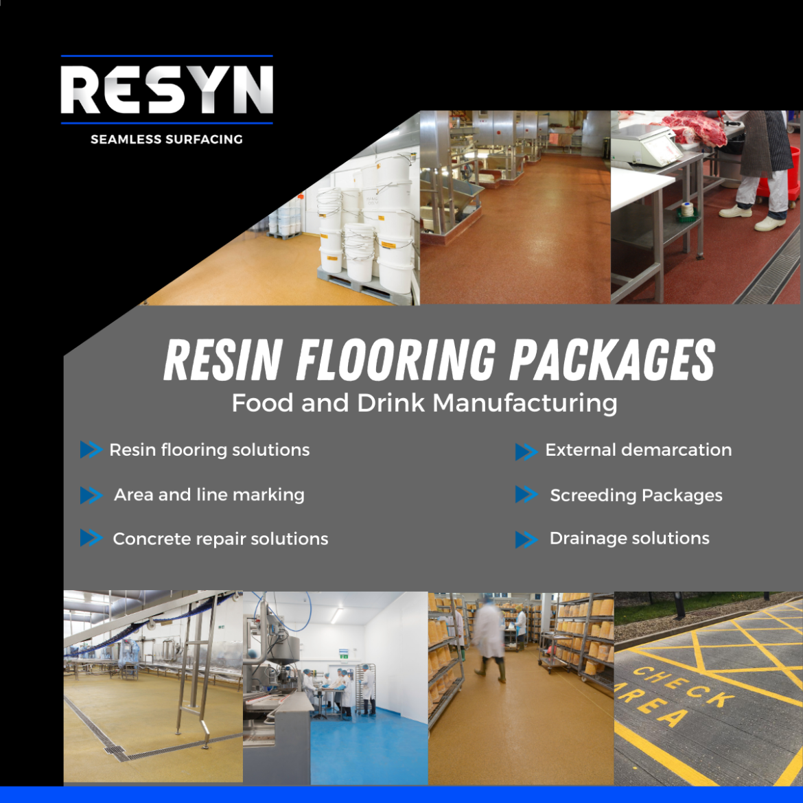 food and drink production flooring by RESYN