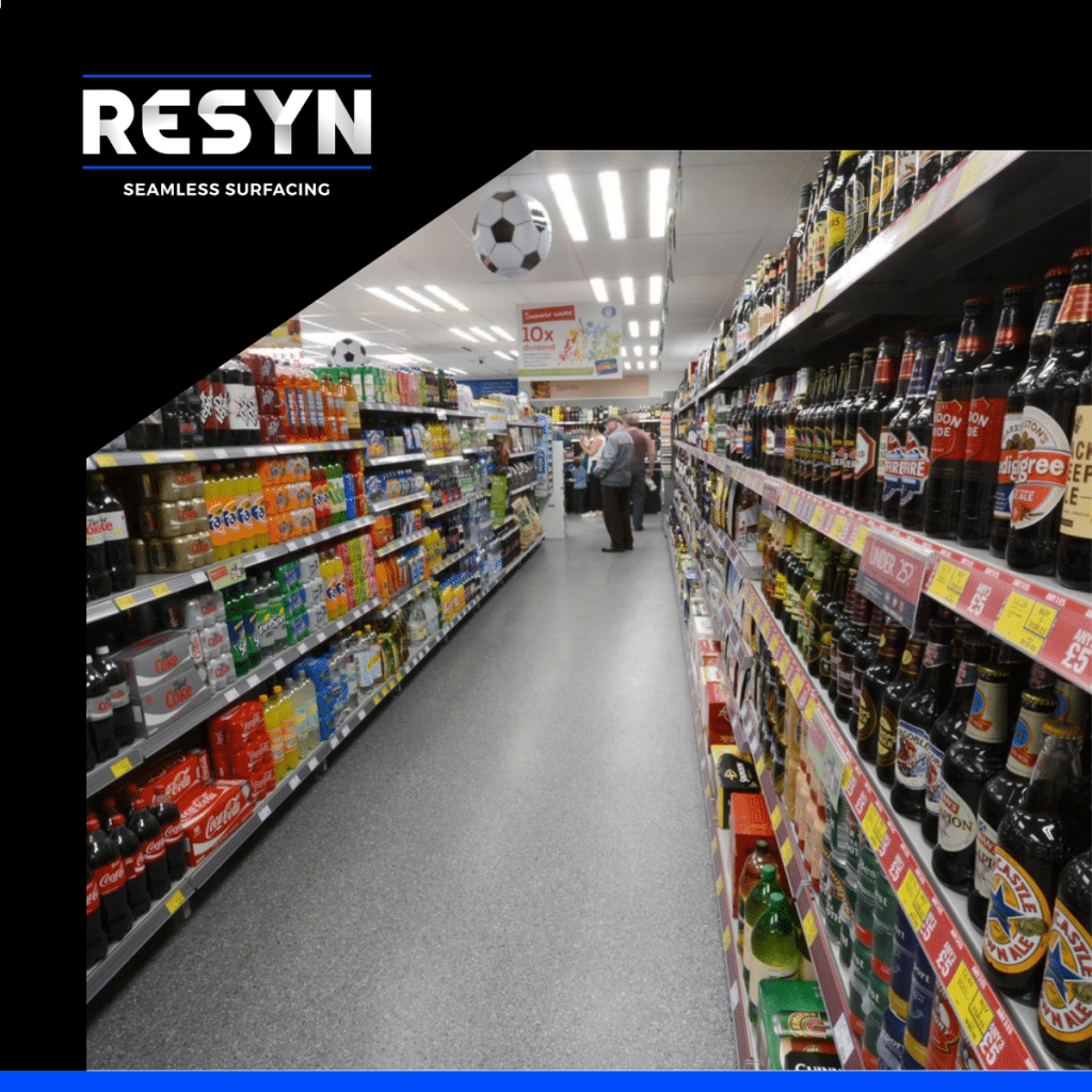 Resyn Floors for retailers installed with minimal disruption