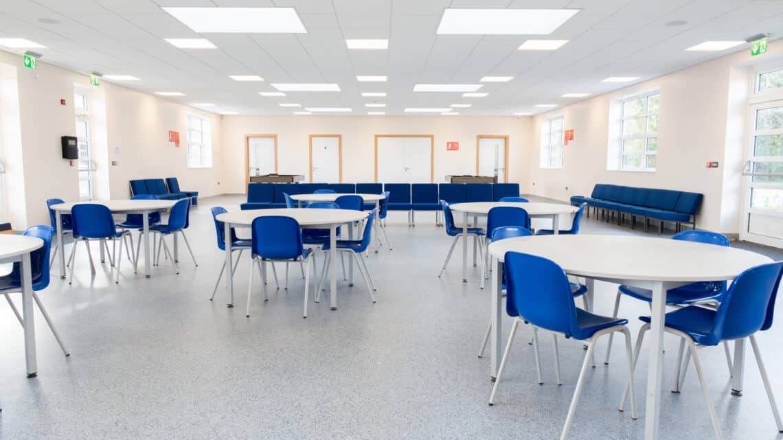 Resin flooring for education