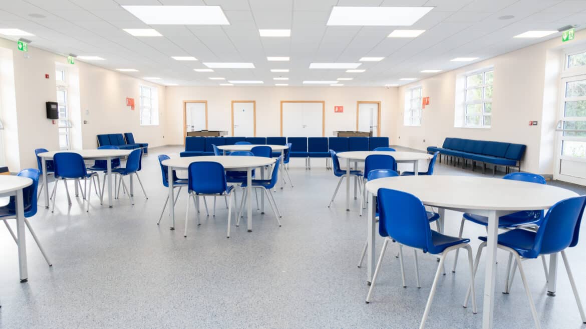Resin flooring for education