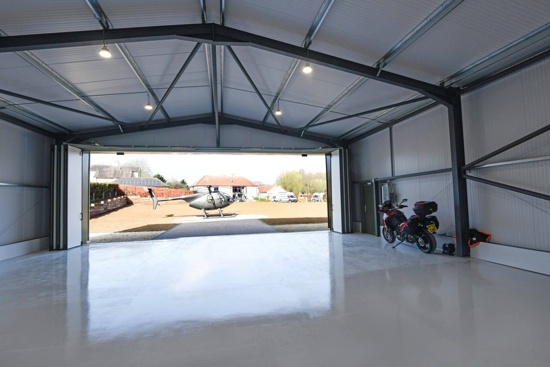 Epoxy Flooring for Helicopter Hanger