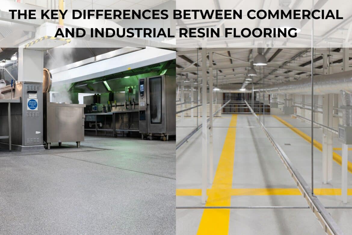 The key differences between commercial and industrial resin flooring
