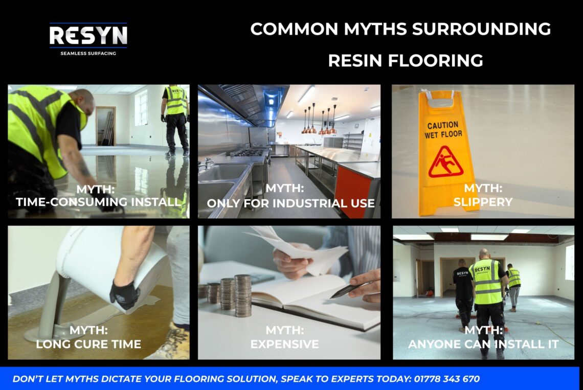 common myths surrounding resin flooring