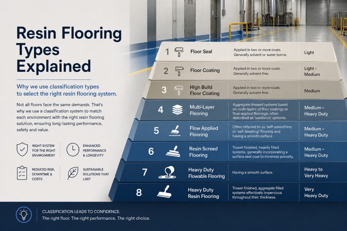FeRFA Resin Flooring Types