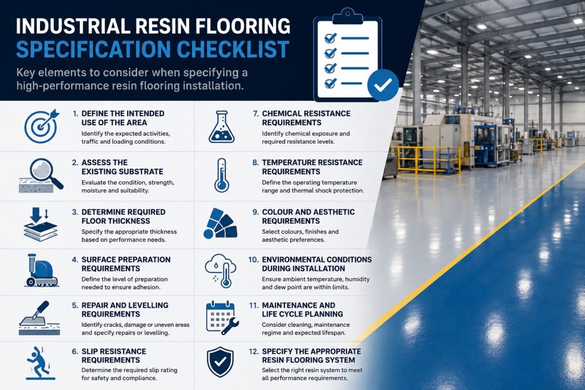 Industrial Resin Flooring Specification Checklist